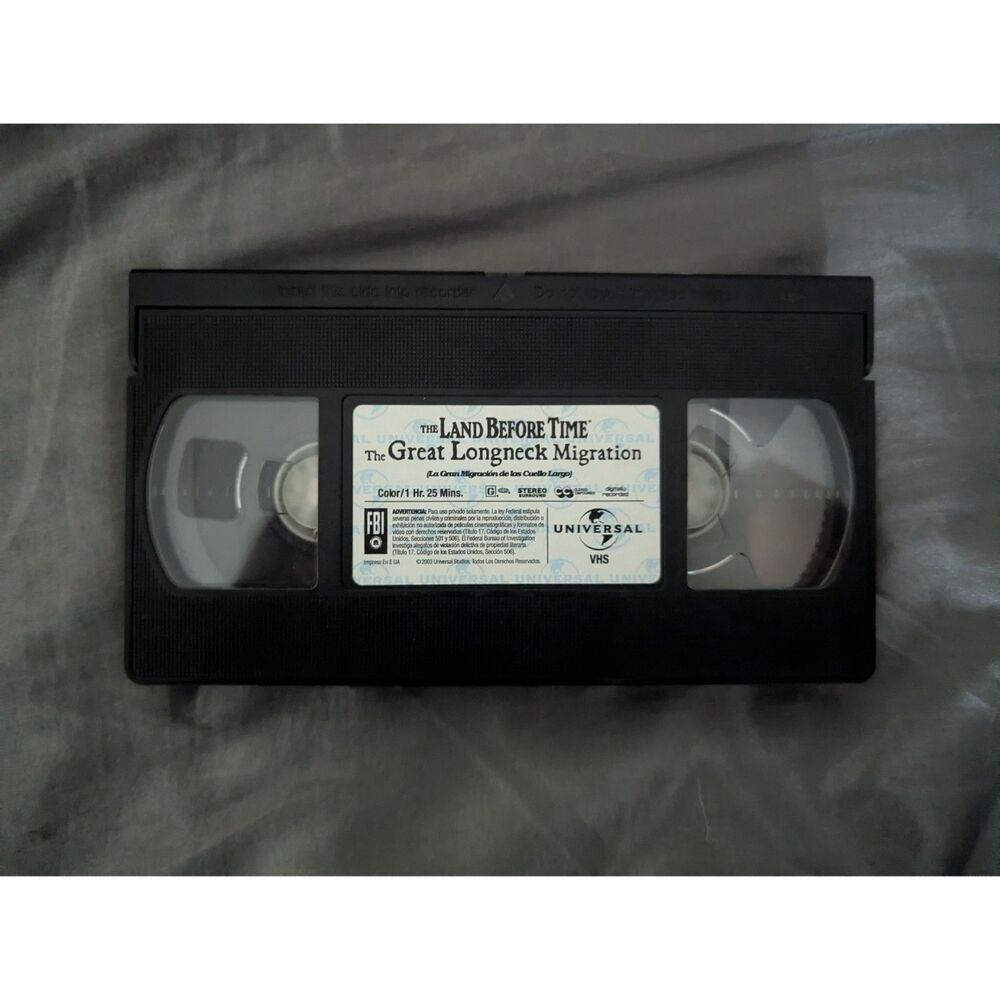 The Land Before Time The Great Longneck Migration VHS (2003)